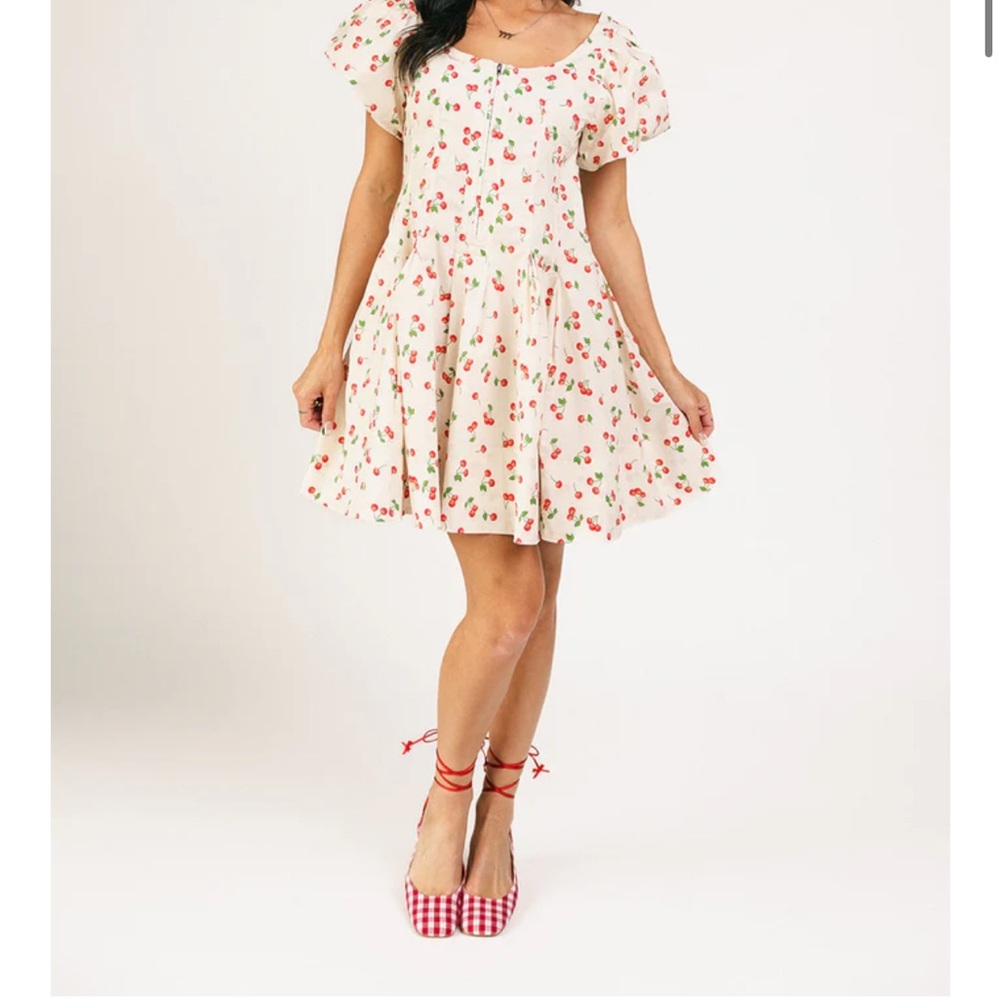 Floral Puff Sleeve Dress